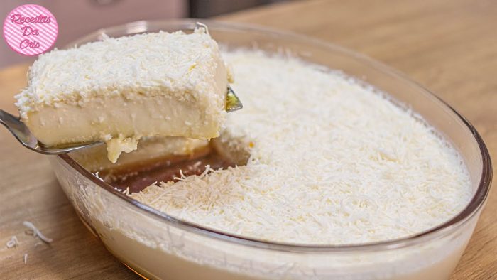 PUDIM DOS ANJOS NA TRAVESSA | SEM FORNO | RECEITAS DA CRIS