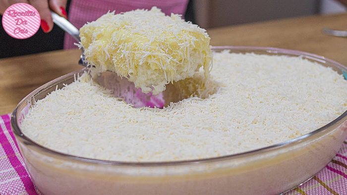CUSCUZ DE TAPIOCA NA TRAVESSA | SOBREMESA SEM FORNO E FOGÃO MEGAFACIL E DELICIOSA | RECEITAS DA CRIS