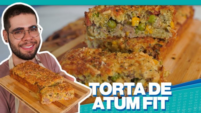 TORTA SALGADA DE ATUM SAUDÁVEL | MASSA SEM FARINHA DE TRIGO