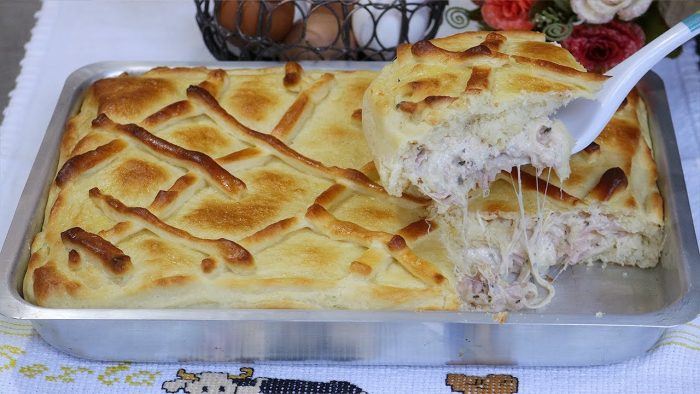 SEGUIDORA ME ENSINOU! TORTA SALGADA CREMOSA PERFEITA PARA O LANCHE DA TARDE! RECEITA SIMPLES E FÁCIL