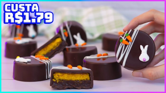 🤑 GANHE MUITO DINHEIRO COM ESSA LEMBRANCINHA DE PÁSCOA 🥕 | MINI BOLO BOMBOM DE CENOURA P VENDER #10🐇