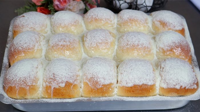 COMO FAZER PÃOZINHO DE LEITE CONDENSADO MACIO E MUITO FOFINHO – FÁCIL DE FAZER