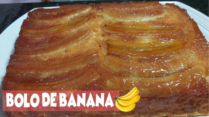 BOLO DE BANANA CARAMELIZADA ,RECEITA FÁCIL /PARIS CAKE DESIGNER