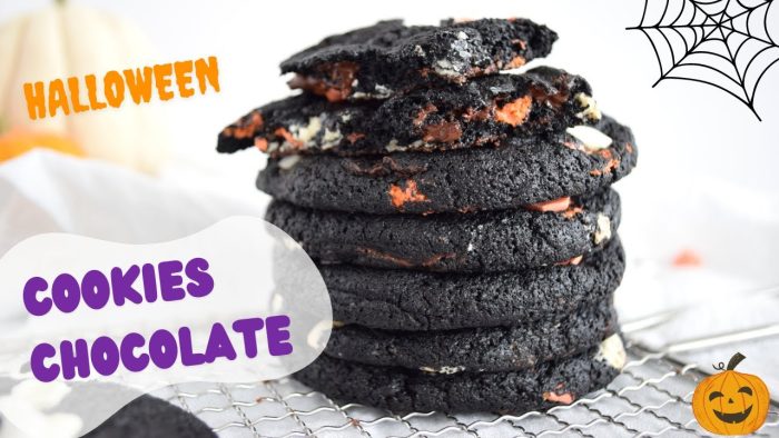 COOKIES DE CHOCOLATE HALLOWEEN – super fofinhos e macios | RAQUEL CICOLIN