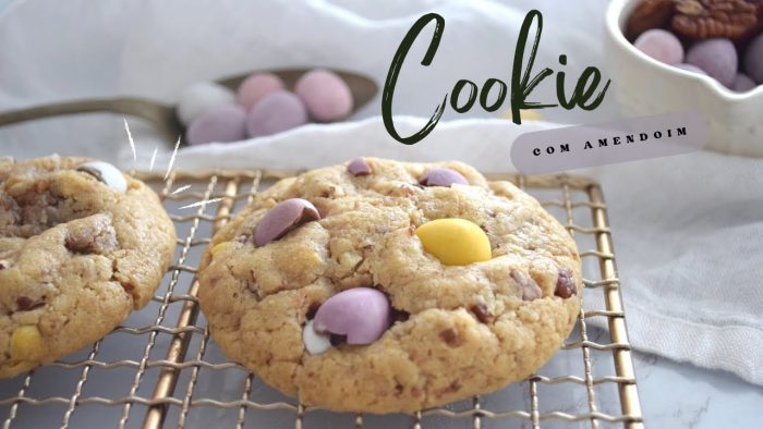 COOKIES DE PÁSCOA COM AMENDOIM | RAQUEL CICOLIN