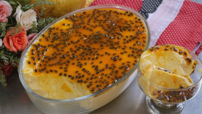 SOBREMESA DE NATAL E ANO NOVO FÁCIL E RÁPIDA – FIZ EM 2 MINUTOS – MOUSSE DE MARACUJÁ PERFEITA