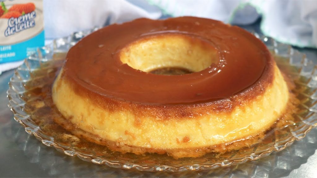 PUDIM DE CREME DE LEITE NA BOCA DO FOGÃO PRONTO EM 20 MINUTOS! SEM FORNO SEM LEITE CONDENSADO