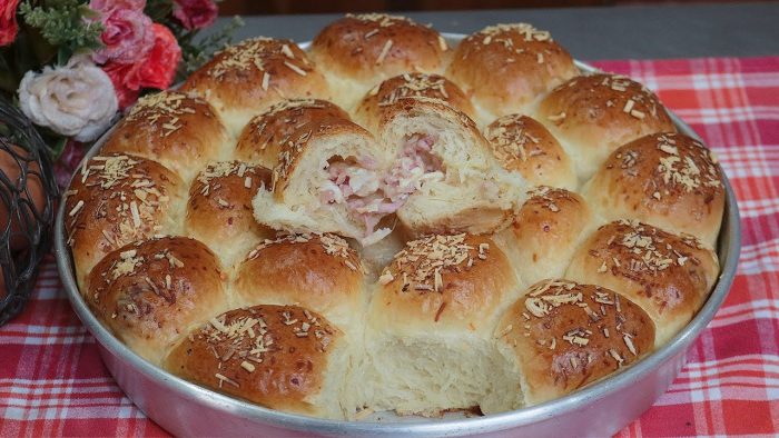 RECEITA FÁCIL DE PÃO DE MANTEIGA MAIS MACIO E FOFINHO!! COMO FAZER PÃOZINHO DE MANTEIGA RECHEADO