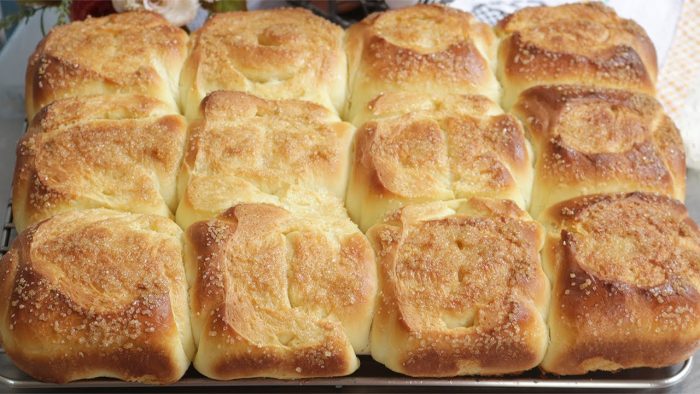 PÃOZINHO AÇUCARADO DE CREME DE LEITE – RECEITA DE PÃO FOFINHO CASEIRO DELICIOSO