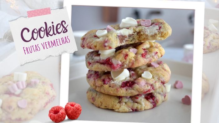 COOKIES DE FRUTAS VERMELHAS E CHOCOLATE BRANCO | RAQUEL CICOLIN | BELLARIA CHOCOLATIER