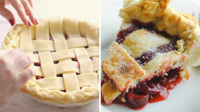 TORTA DE CEREJA E AMORA (CHERRY PIE) | COM MASSA AMANTEIGADA DELICIOSA