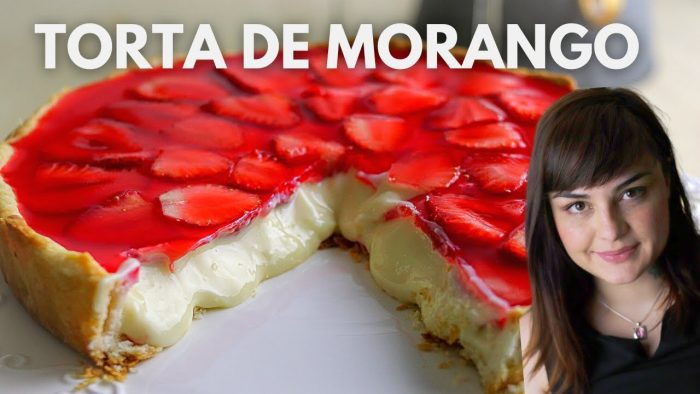 TORTA DE MORANGO COM GELATINA DE BRILHO IGUAL DE PADARIA | Day Flaubert