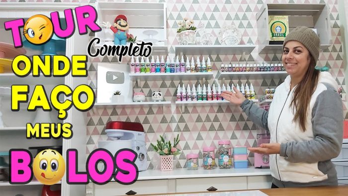 TOUR PELO MEU ATELIÊ /ONDE FAÇO MEUS BOLOS /DICAS DE ORGANIZAÇÃO /PARIS CAKE DESIGNER