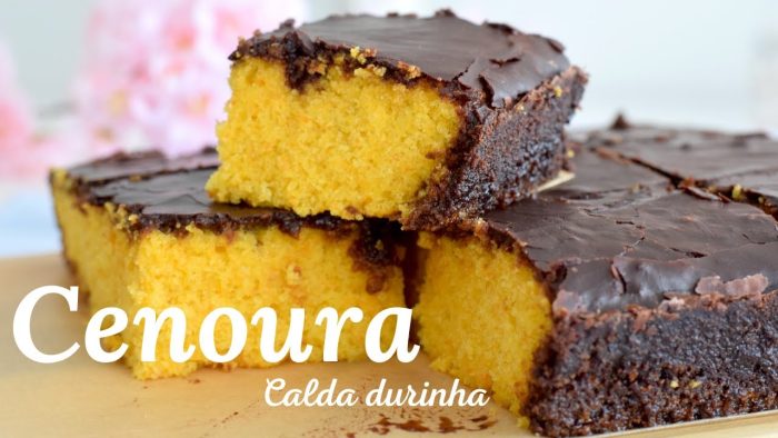 BOLO DE CENOURA FOFINHO COM CALDA DURINHA | RAQUEL CICOLIN  | BELLARIA CHOCOLATIER