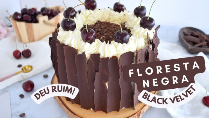 BOLO FLORESTA NEGRA BLACK VELVET | RAQUEL CICOLIN | Bellaria Chocolatier