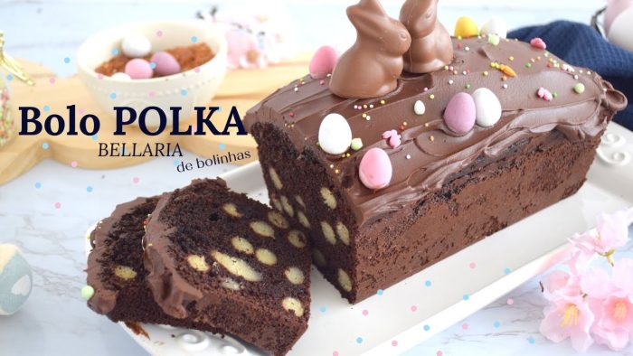 BOLO POLKA BELLARIA (de bolinha) de PÁSCOA | RAQUEL CICOLIN