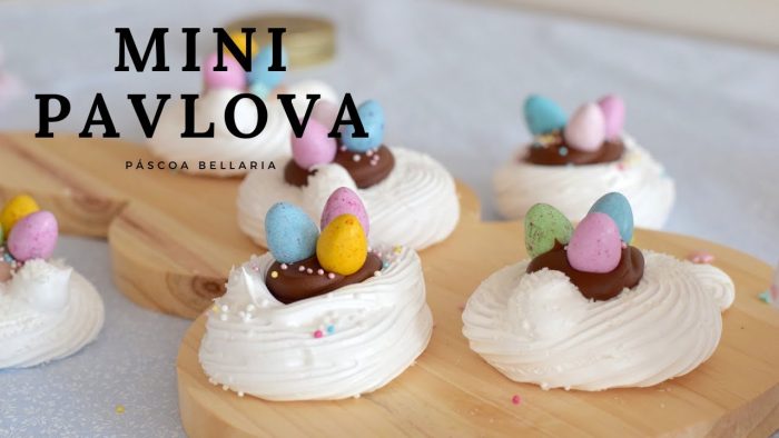 MINI PAVLOVA DE PÁSCOA | BELLARIA CHOCOLATIER | RAQUEL CICOLIN