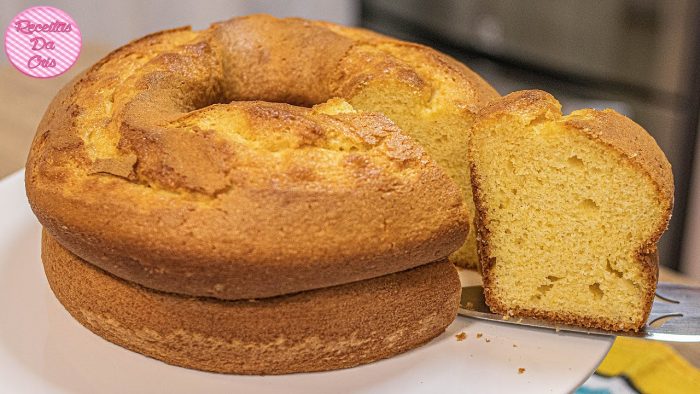 Rápido bolo de fubá 5 xícaras e liquidificador