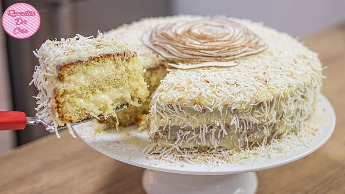 BOLO DE COCADA CREMOSA 🥥🥥 | BOLOS MARIA DA PAZ | RECEITAS DA CRIS