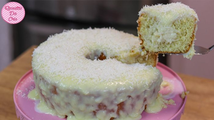 BOLO CREMOSO BEIJO DE MOÇA | RECEITAS DA CRIS