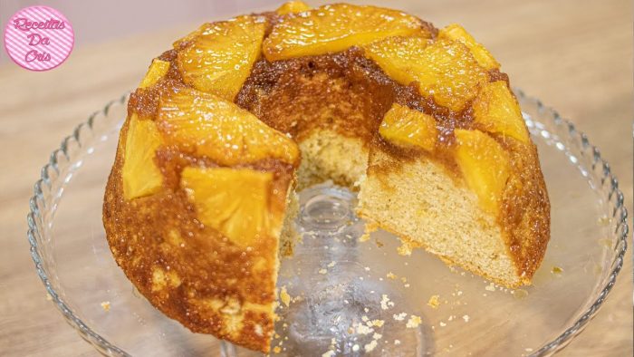 BOLO DE ABACAXI CARAMELIZADO | BOLOS MARIA DA PAZ | RECEITAS DA CRIS