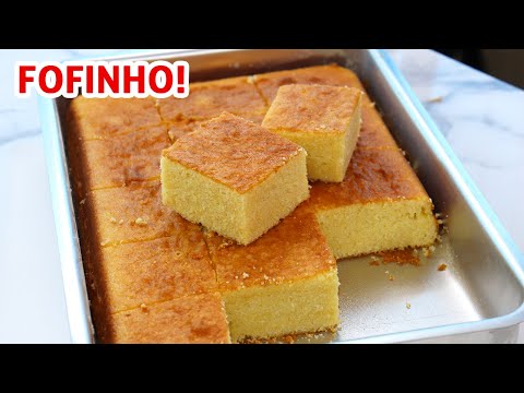 Bolo de Fubá Simples de Liquidificador | Receita