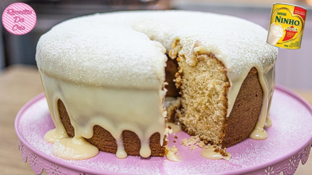 BOLO DE LEITE NINHO | ECONOMICO SIMPLES E FÁCIL | RECEITAS DA CRIS
