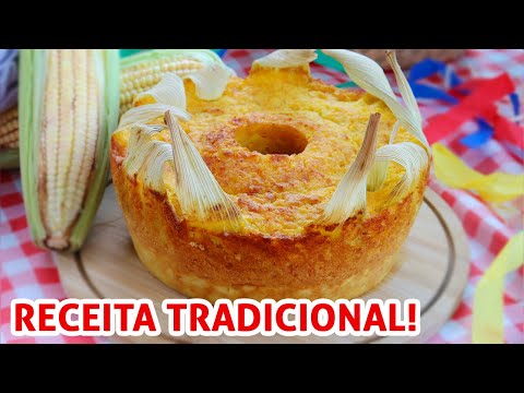 Bolo de Milho Verde Natural na Palha | Receita