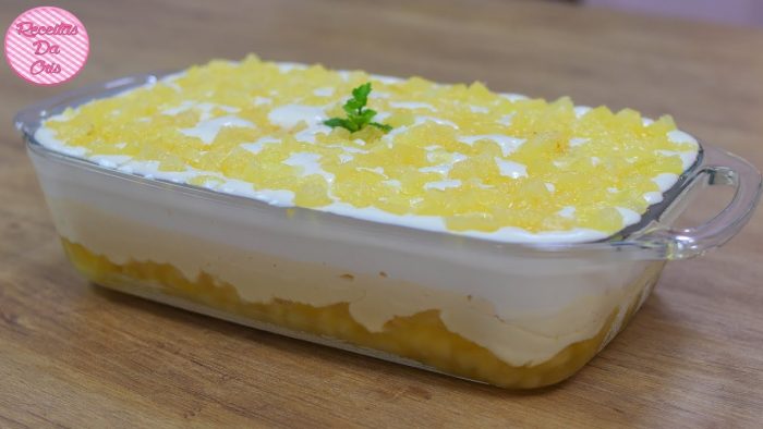 [ESPECIAL DE NATAL] TORTA SORVETE DE ABACAXI | RECEITAS DA CRIS