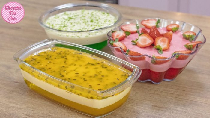 GELATINA COM MOUSSE | RECEITAS DA CRIS