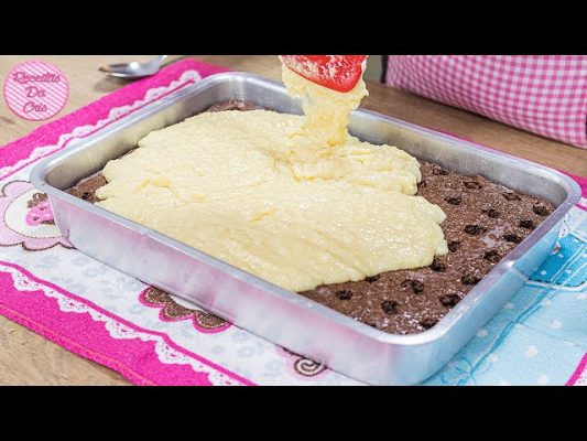 Bolo espanta tristeza chocolate + beijinho cremoso