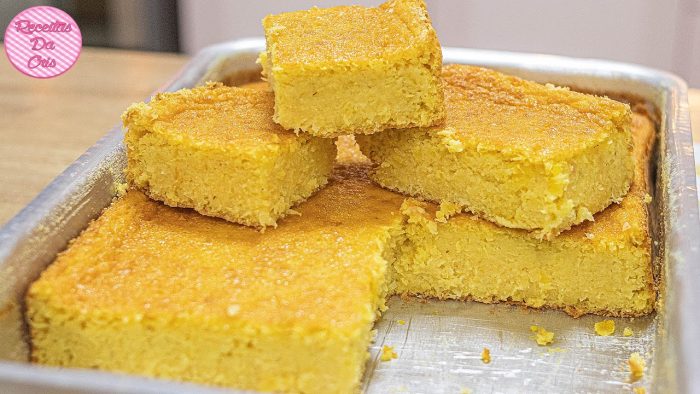 Bolo de milho verde igual da roça