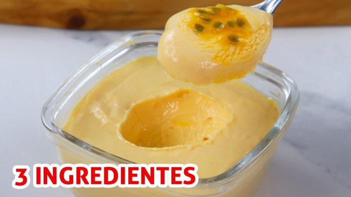 Mousse de Maracujá com Suco Tang (em pó)