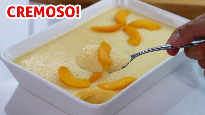 Mousse de Pêssego Simples | Receita