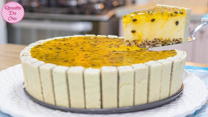 Mousse de maracujá com BIS