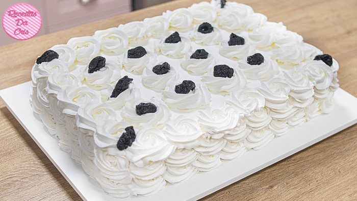 Bolo de aniversário clássico para iniciantes