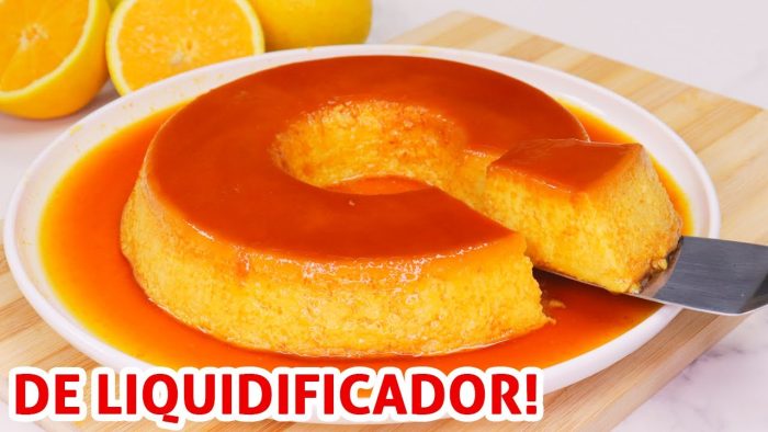 Pudim de Laranja Simples | Receita