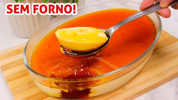 Pudim de Travessa Que Não Vai ao Forno | Receita
