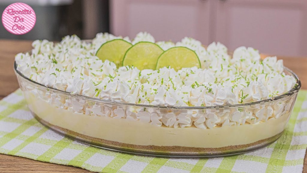 TORTA DE LIMÃO NA TRAVESSA | SEM FORNO E FOGÃO | RECEITAS DA CRIS