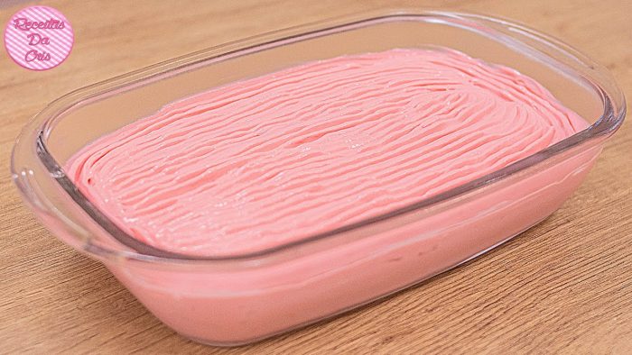 FICA PRONTO NA HORA !!! MOUSSE DE MORANGO DELICIOSO | SOMENTE 3 INGREDIENTES | RECEITAS DA CRIS