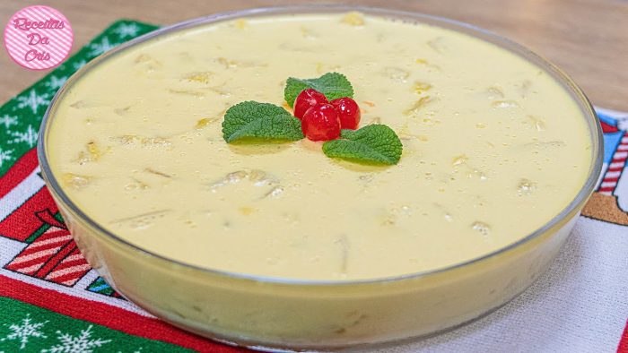 GELADO DE ABACAXI DE NATAL | MUITO FÁCIL E RÁPIDO DE FAZER | ESPECIAL DE NATAL