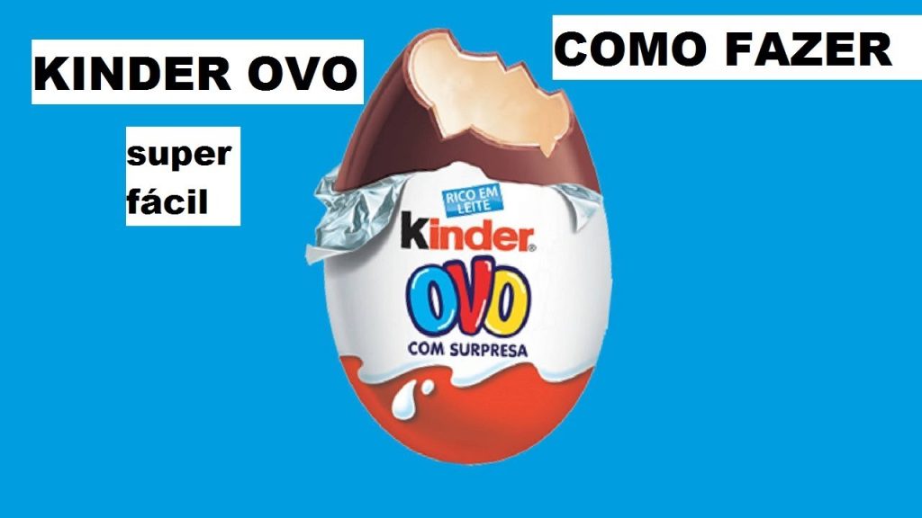 KINDER OVO Caseiro Super Fácil KINDER OVO DE PÁSCOA