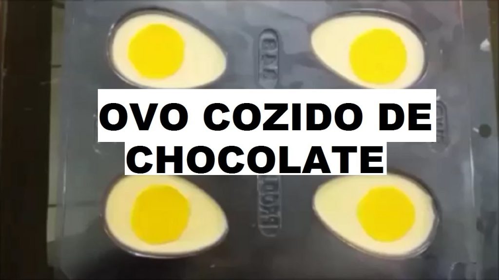 Ovo Cozido de Chocolate Super Fácil Ovo de Chocolate cozido