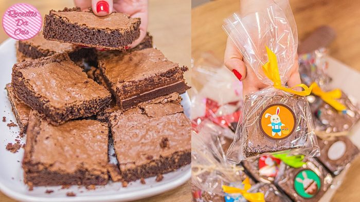 BROWNIE PERFEITO FÁCIL E RÁPIDO | ESPECIAL DE PÁSCOA | FAÇA E VENDA |  RECEITAS DA CRIS