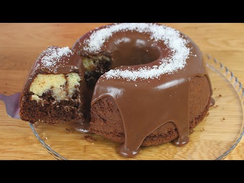 BOLO PRESTÍGIO QUE JÁ SAI RECHEADO DO FORNO ( VOCÊ SÓ VAI QUERER FAZER BOLO ASSIM)