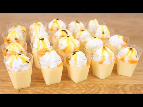 MOUSSE DE MARACUJÁ NO COPINHO PARA FESTA SUPER FÁCIL DE FAZER | CAKEPEDIA