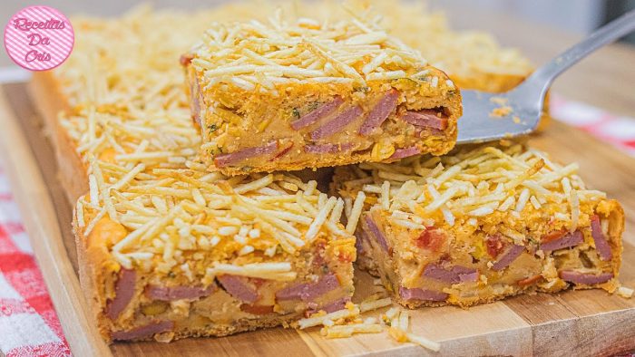 ESPECIAL FESTA JUNINA | TORTA DE CACHORRO QUENTE | RECHEIO JUNTO NA MASSA | RECEITAS DA CRIS