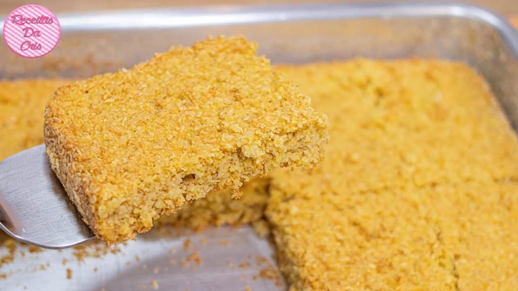 PARECE UM BOM-BOCADO!! BOLO DE MILHO COM COCO CREMOSO | SEM TRIGO E SEM LEITE | RECEITAS DA CRIS