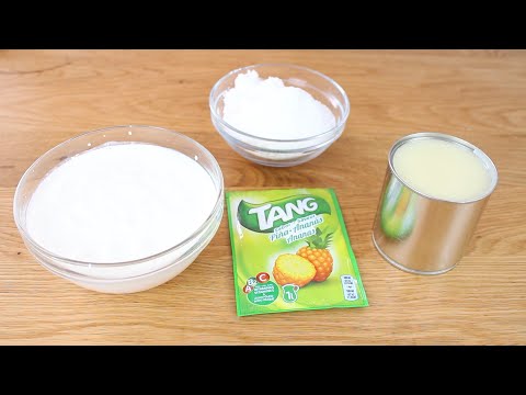 SOBREMESA DELICIOSA DE ABACAXI COM COCO, PRONTA EM 1 MINUTO!!! ( APENAS 4 INGREDIENTES) | CAKEPEDIA