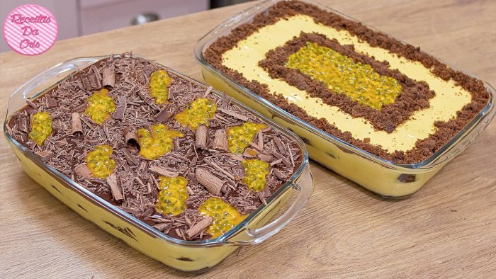BOLO SOBREMESA DE CHOCOLATE COM MOUSSE DE MARACUJÁ NA TRAVESSA | FÁCIL E RÁPIDO | RECEITAS DA CRIS